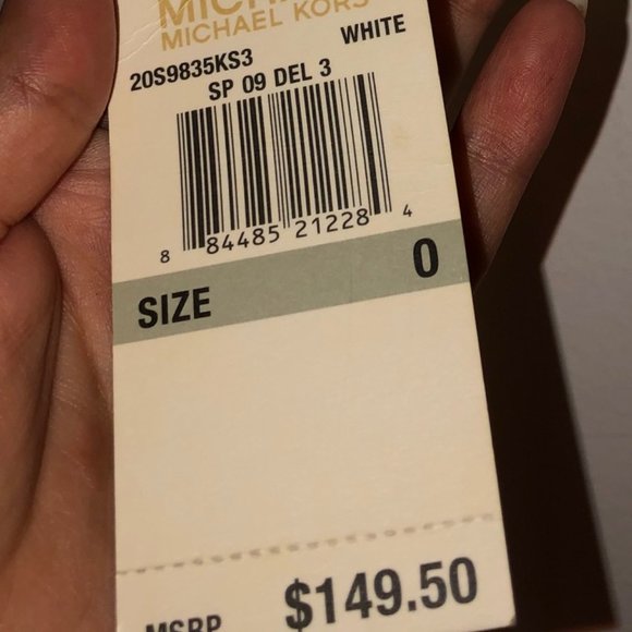 White Embroidered Micheal Kors Dress.NWT - Picture 4 of 6